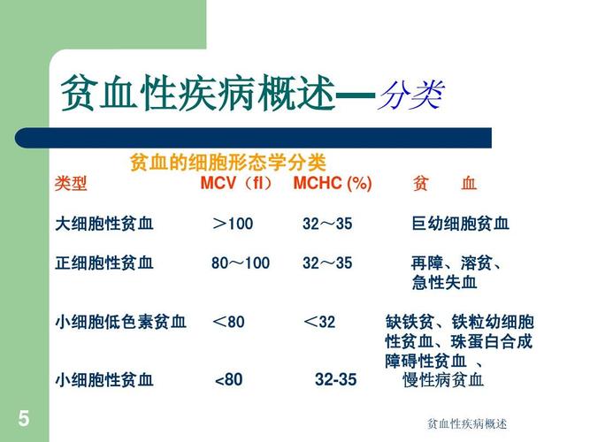 贫血分级标准最新解读与分类探讨