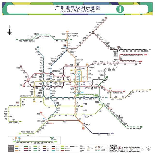 广州地铁最新线路图全景概览